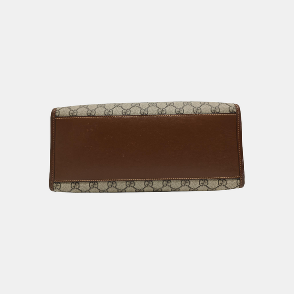 Retro Small Monogram Coated Canvas Brown