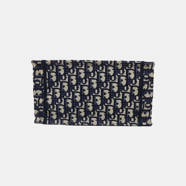 Book Tote Small Oblique Canvas Blue