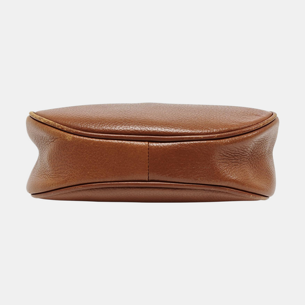 Calfskin Crossbody Bag Brown