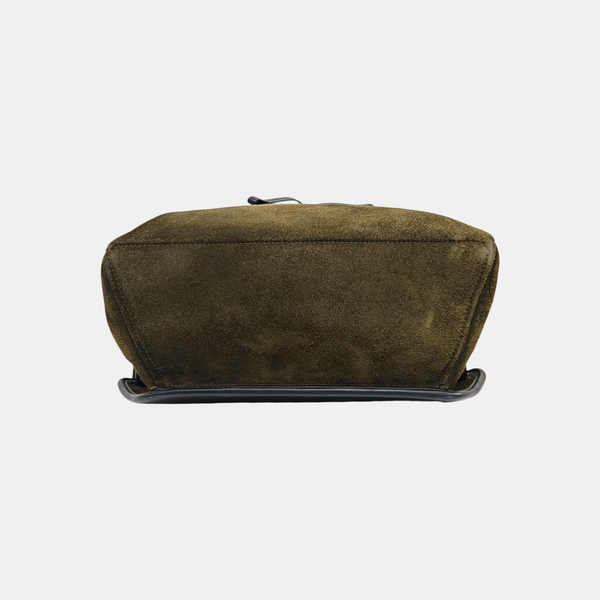 Suede Backpack Green