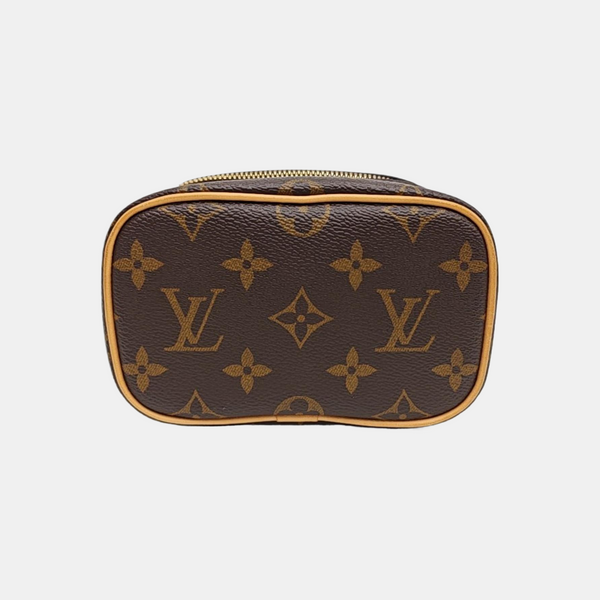 NICE Super Mini Monogram Coated Canvas Brown