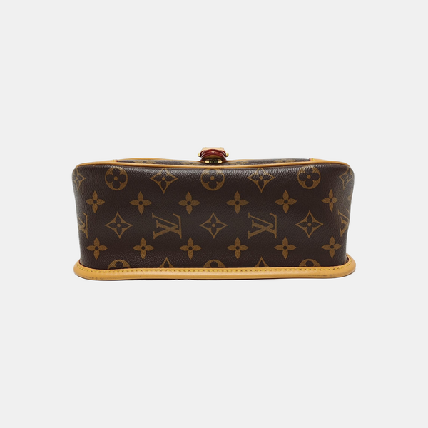 DIANE Monogram Coated Canvas Brown