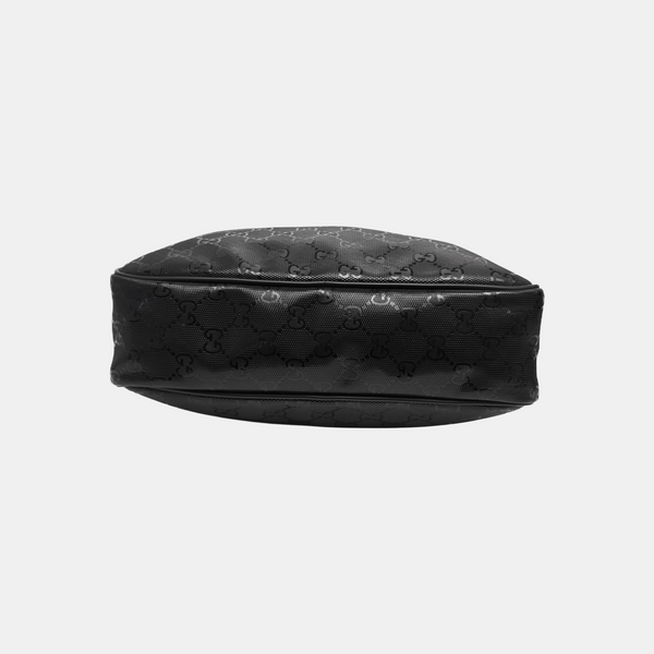 GG Imprime Messenger Monogram Coated Canvas Black