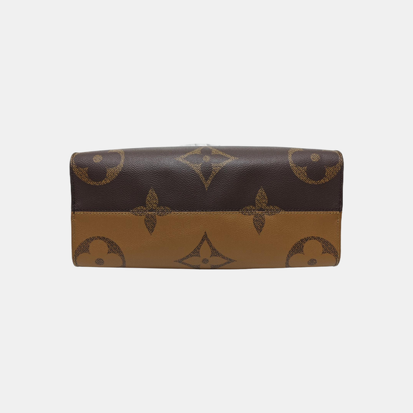 ONTHEGO MM Monogram Coated Canvas Brown