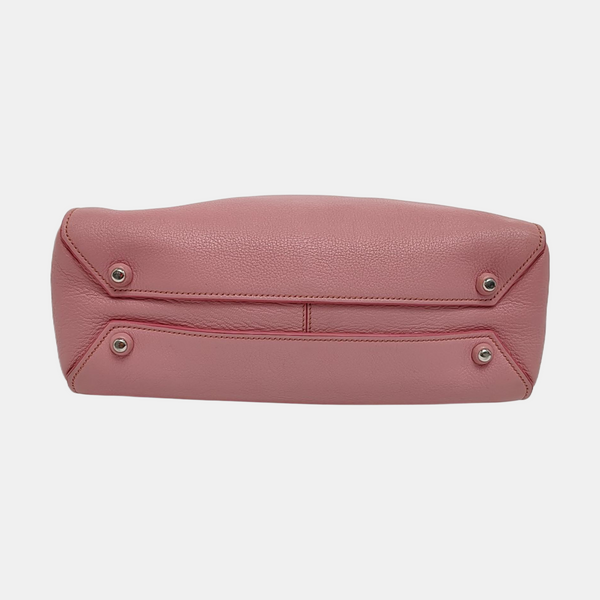Calfskin Shoulder Bag Pink
