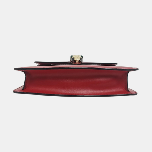 SERPENTI FOREVER Small Calfskin Red