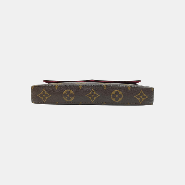 FÉLICIE Monogram Coated Canvas Brown