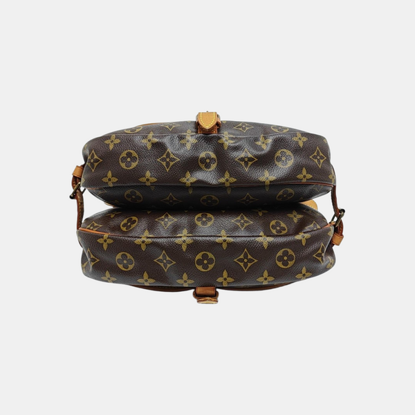 SAUMUR Monogram Coated Canvas Brown