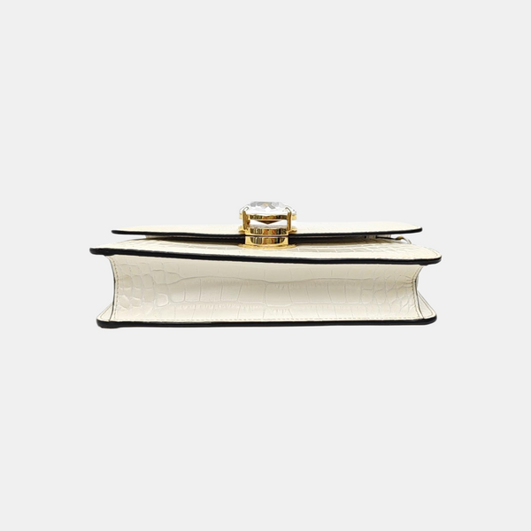Calfskin Shoulder Bag White