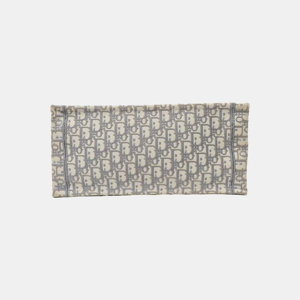 Book Tote Medium Oblique Canvas White