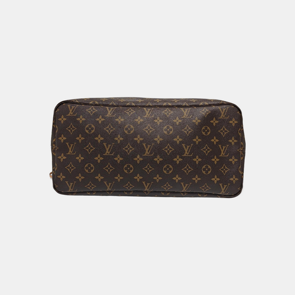 NEVERFULL GM Monogram Coated Canvas Brown