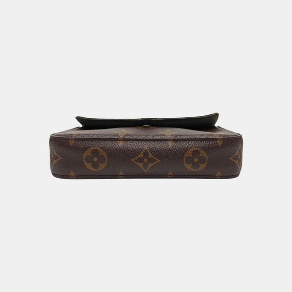 FÉLICIE Monogram Coated Canvas Brown