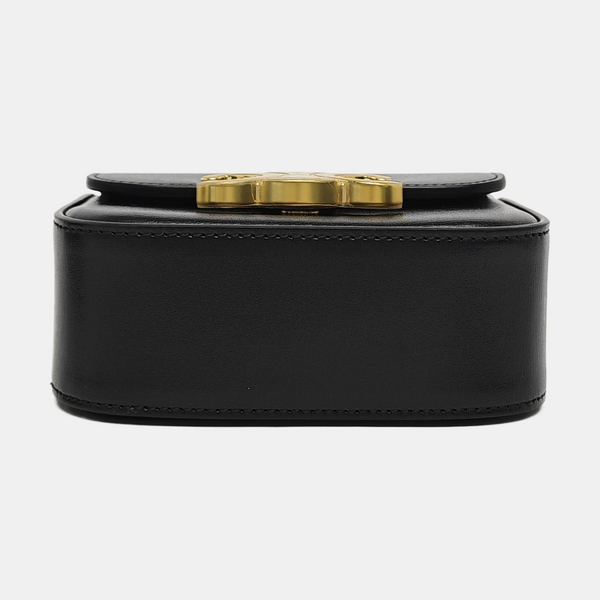 Authenticated pre-owned TRIOMPHE Mini Calfskin Black - Shoulder Bag at Looply