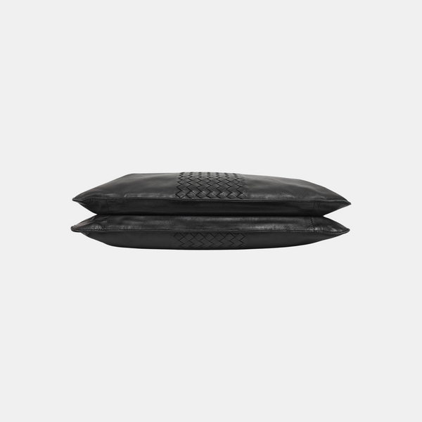 Calfskin Top Handle Bag Black