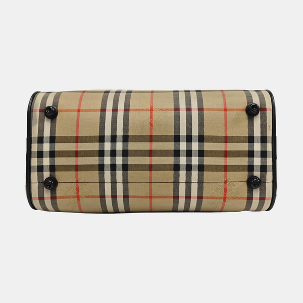 Canvas Top Handle Bag Beige