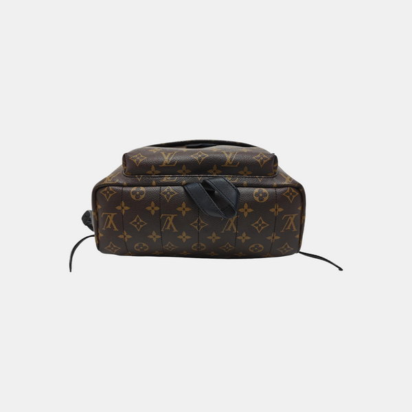 Monogram Coated Canvas Backpack Brown