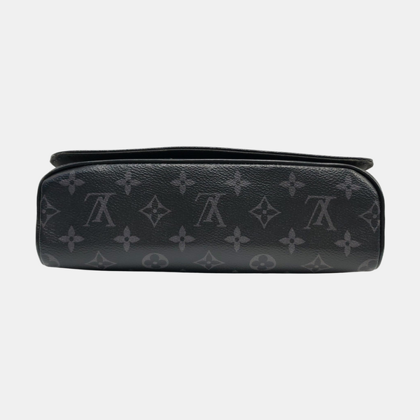 DISTRICT PM Monogram Coated Canvas Black