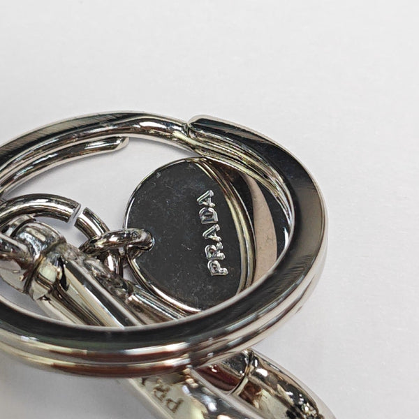 Leather Bag Charm Black