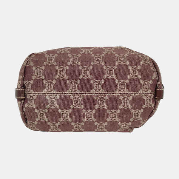 Canvas Top Handle Bag Purple