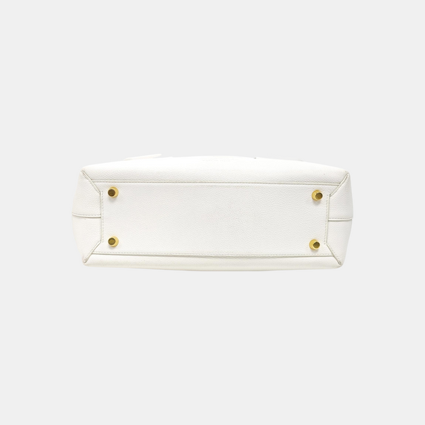 Arco Small Calfskin White