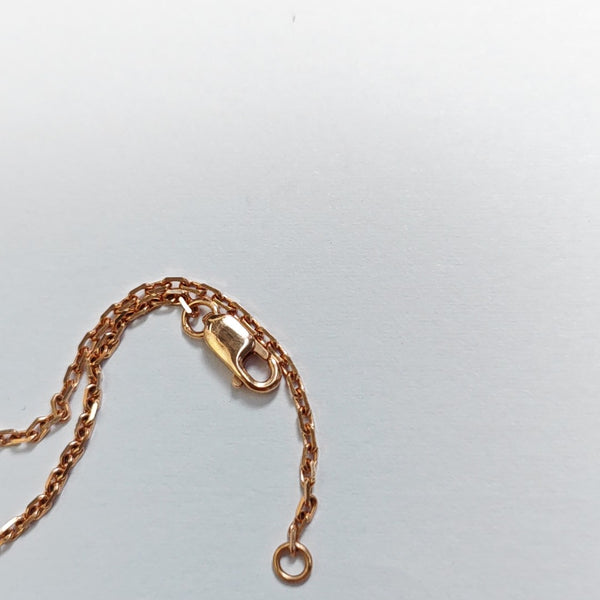 Pop H Metal Rose Gold Necklace