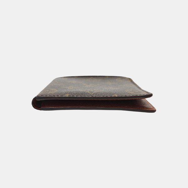Monogram Coated Canvas Wallet Brown