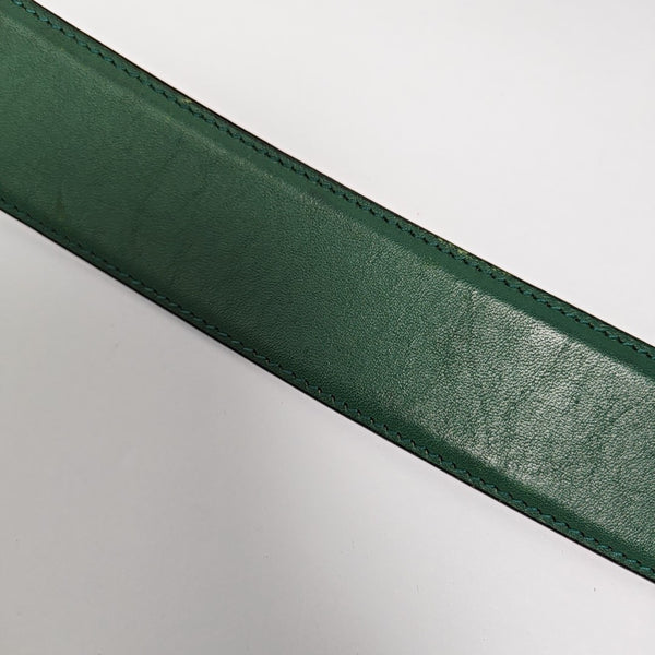 Leather Belt Green