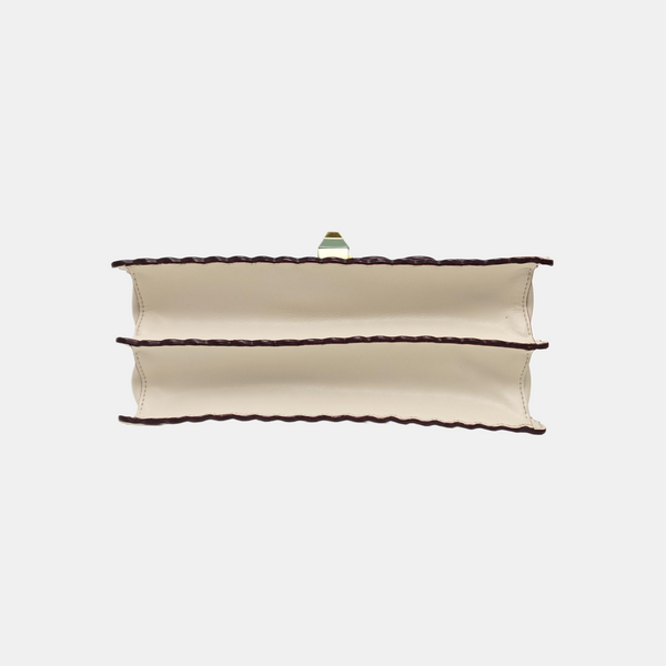 Kan I Medium Calfskin White