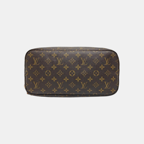 NEVERFULL MM Monogram Coated Canvas Brown