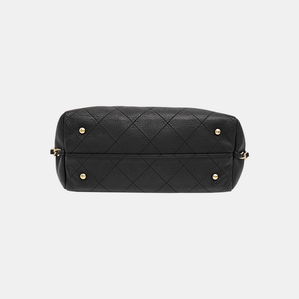 BOWLING Quilted Calfskin Black