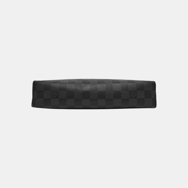 Pochette Voyag MM Damier Graphite Coated Canvas Gray