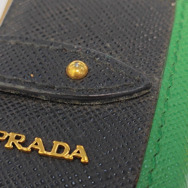 Leather Bag Charm Black
