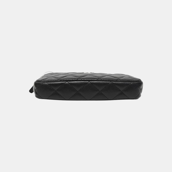 Quilted Grained Calfskin Black