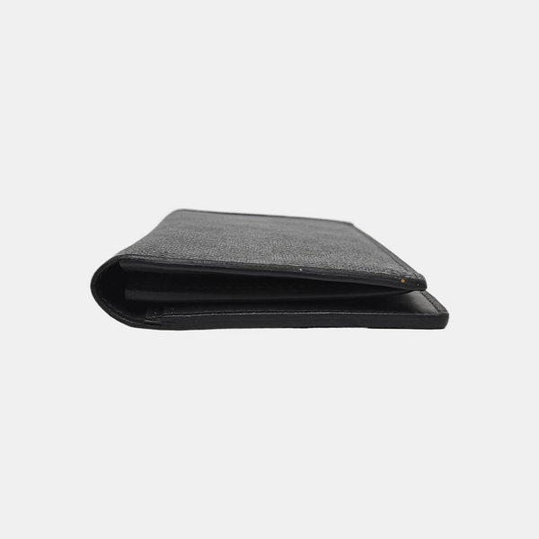 BRAZZA Damier Graphite Coated Canvas Gray Wallet