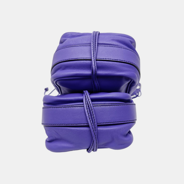 Calfskin Shoulder Bag Purple