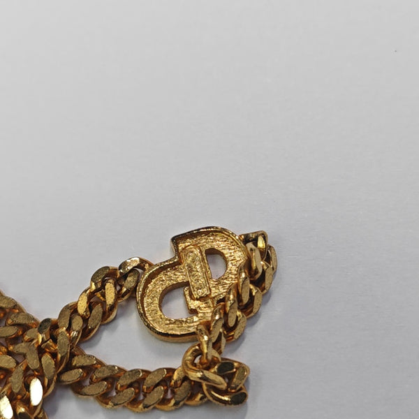 Petit CD Metal Gold Necklace