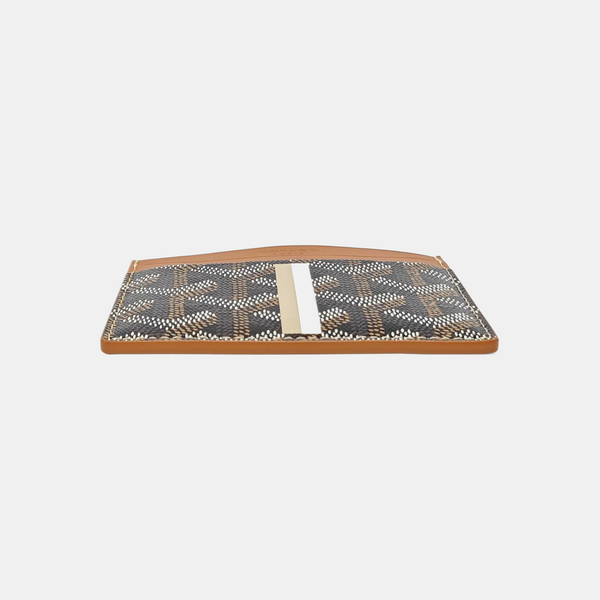 Coated Canvas Card Holder Black