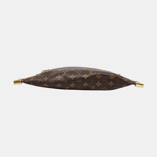 TRUNK Monogram Coated Canvas Brown