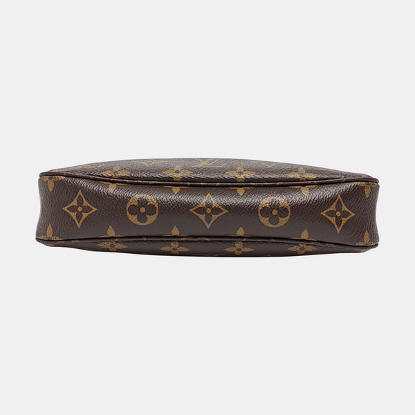 ACCESSOIRES GM Monogram Coated Canvas Brown