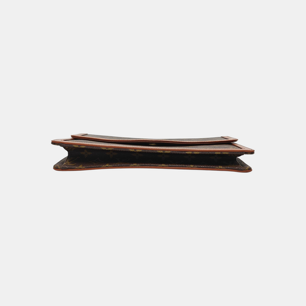 DAME GM Monogram Coated Canvas Brown