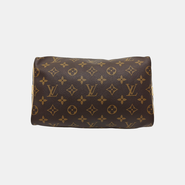 SPEEDY 25 Monogram Coated Canvas Brown