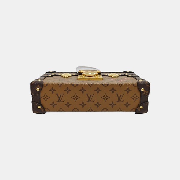 PETITE MALLE Monogram Coated Canvas Brown