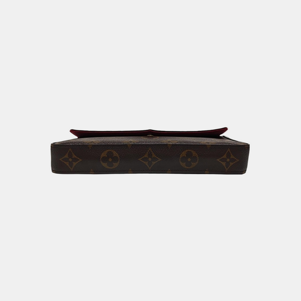 FÉLICIE Monogram Coated Canvas Brown