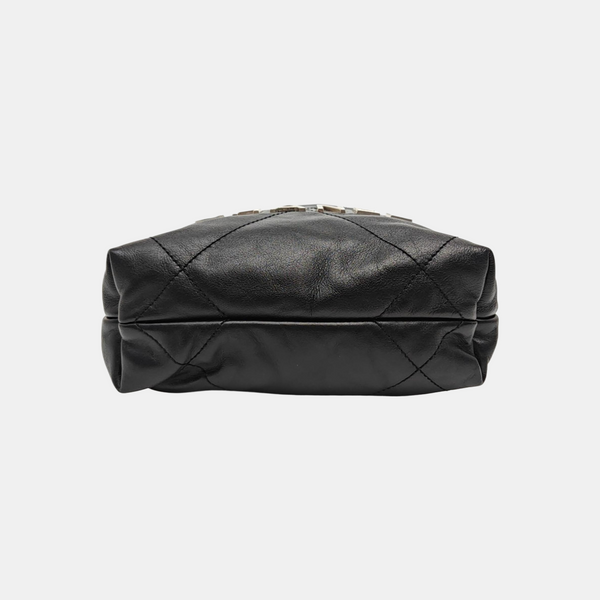 CHANEL 22 Mini Quilted Calfskin Black