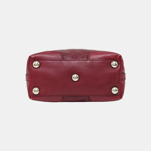 Calfskin Tote Bag Red