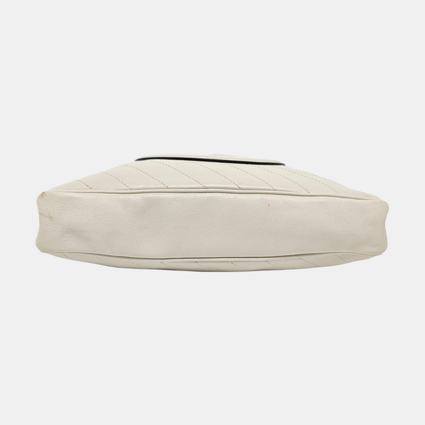 Quilted Calfskin White