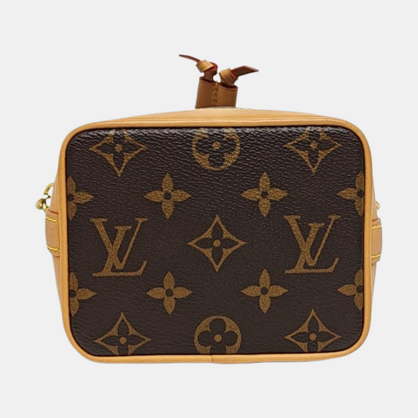 NOÉ Nano Monogram Coated Canvas Brown