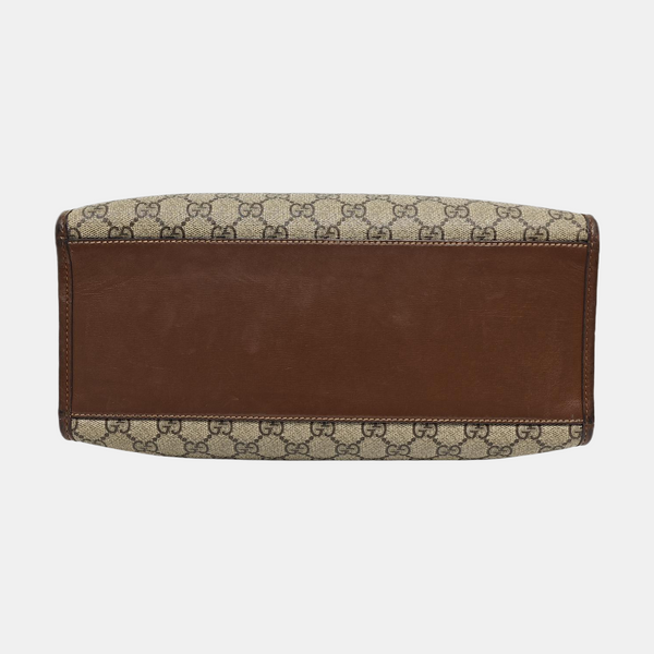 Retro Small Monogram Coated Canvas Brown