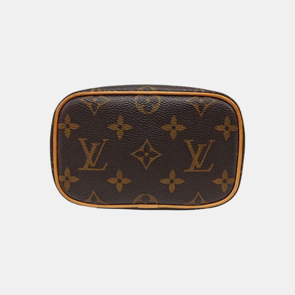 NICE Super Mini Monogram Coated Canvas Brown