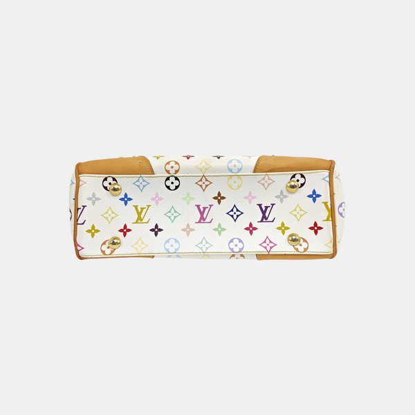 LV × TM BEVERLY MM Monogram Coated Canvas White